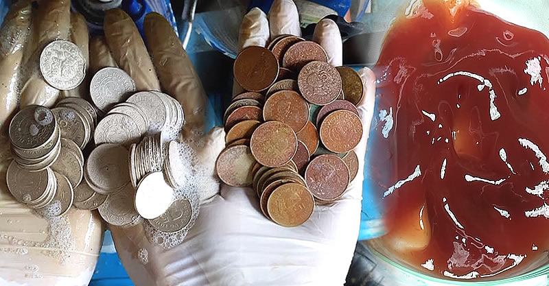 How to Clean Old Coins using Toothpaste (BEST METHOD) 